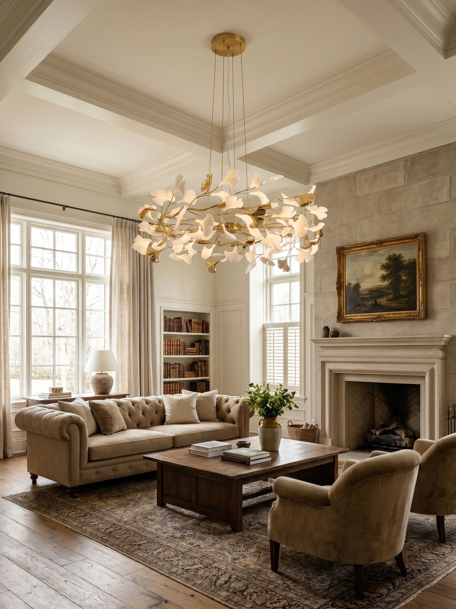 Gingko Ring Chandelier