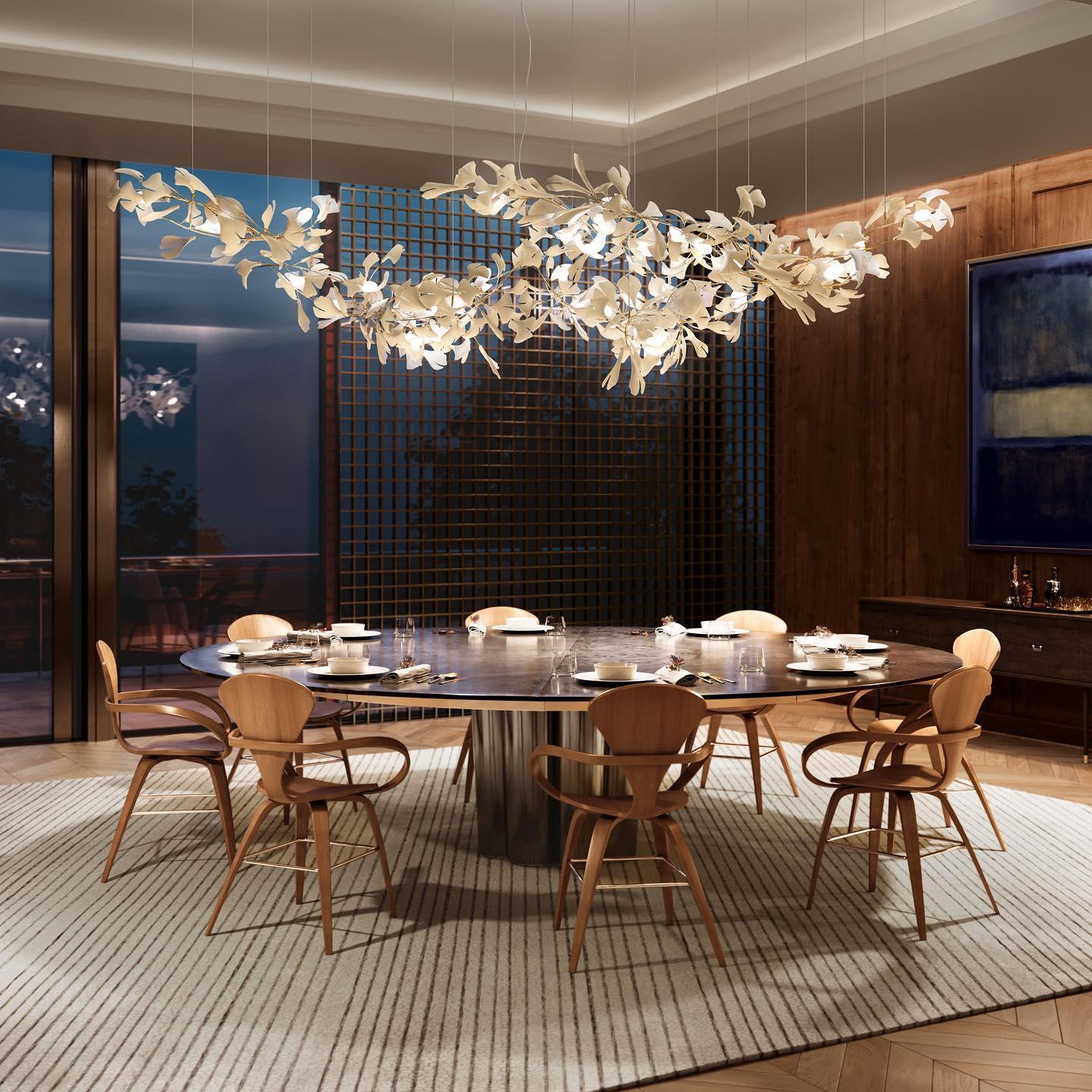 Gingko Bloom Chandelier