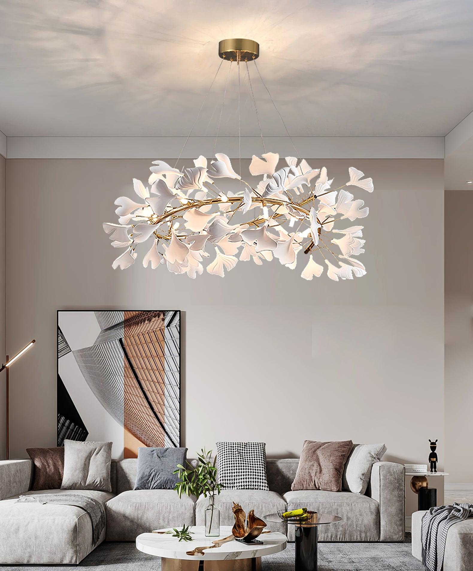 Gingko Halo Chandelier
