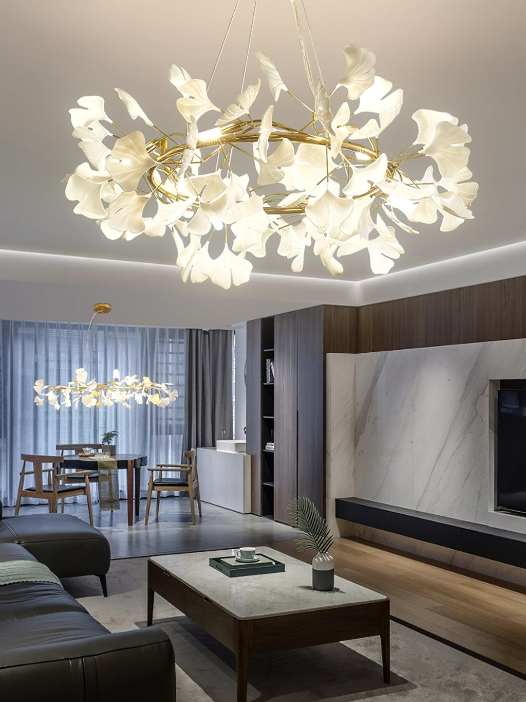 Gingko Crown Chandelier