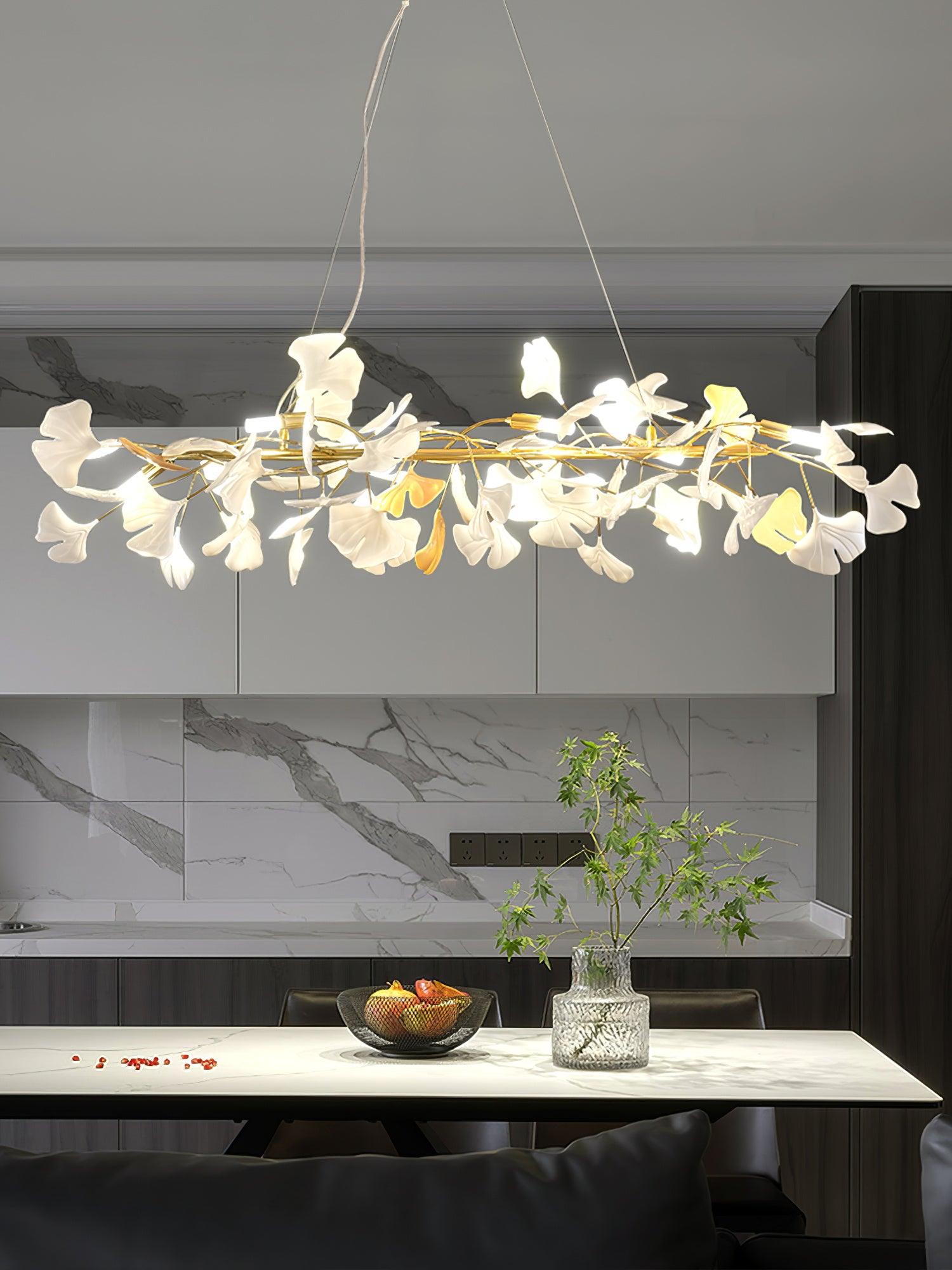 Gingko Branch Chandelier