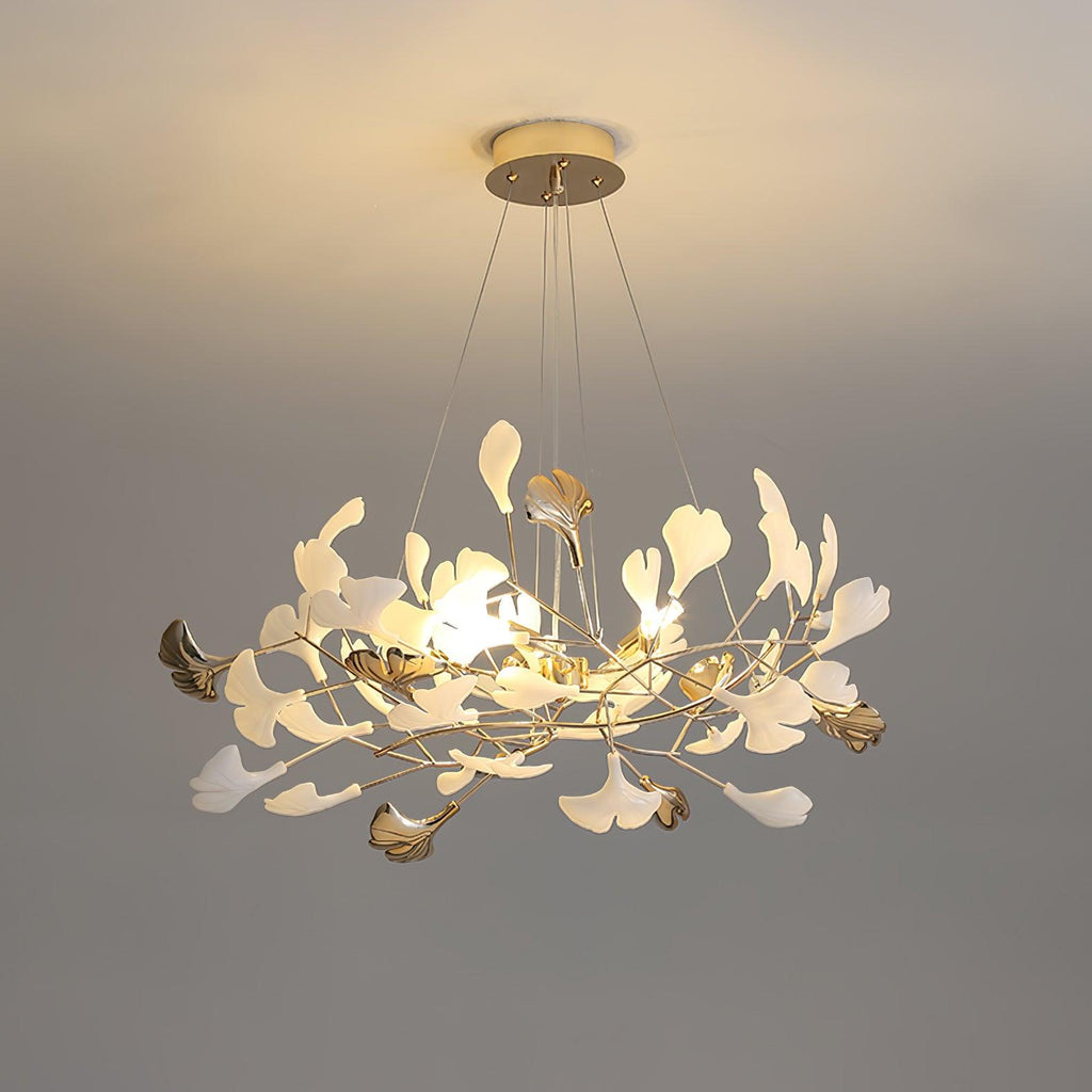 Gingko Wreath Chandelier