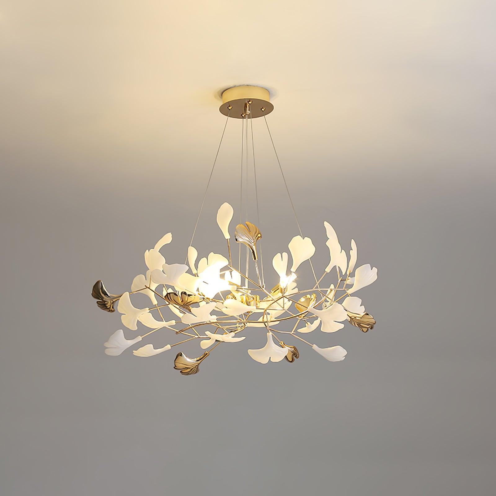 Gingko Wreath Chandelier