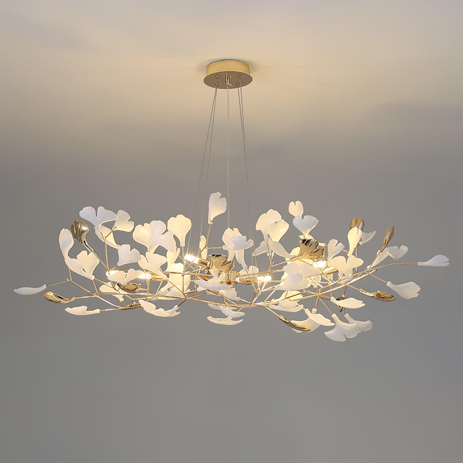 Gingko Wreath Chandelier