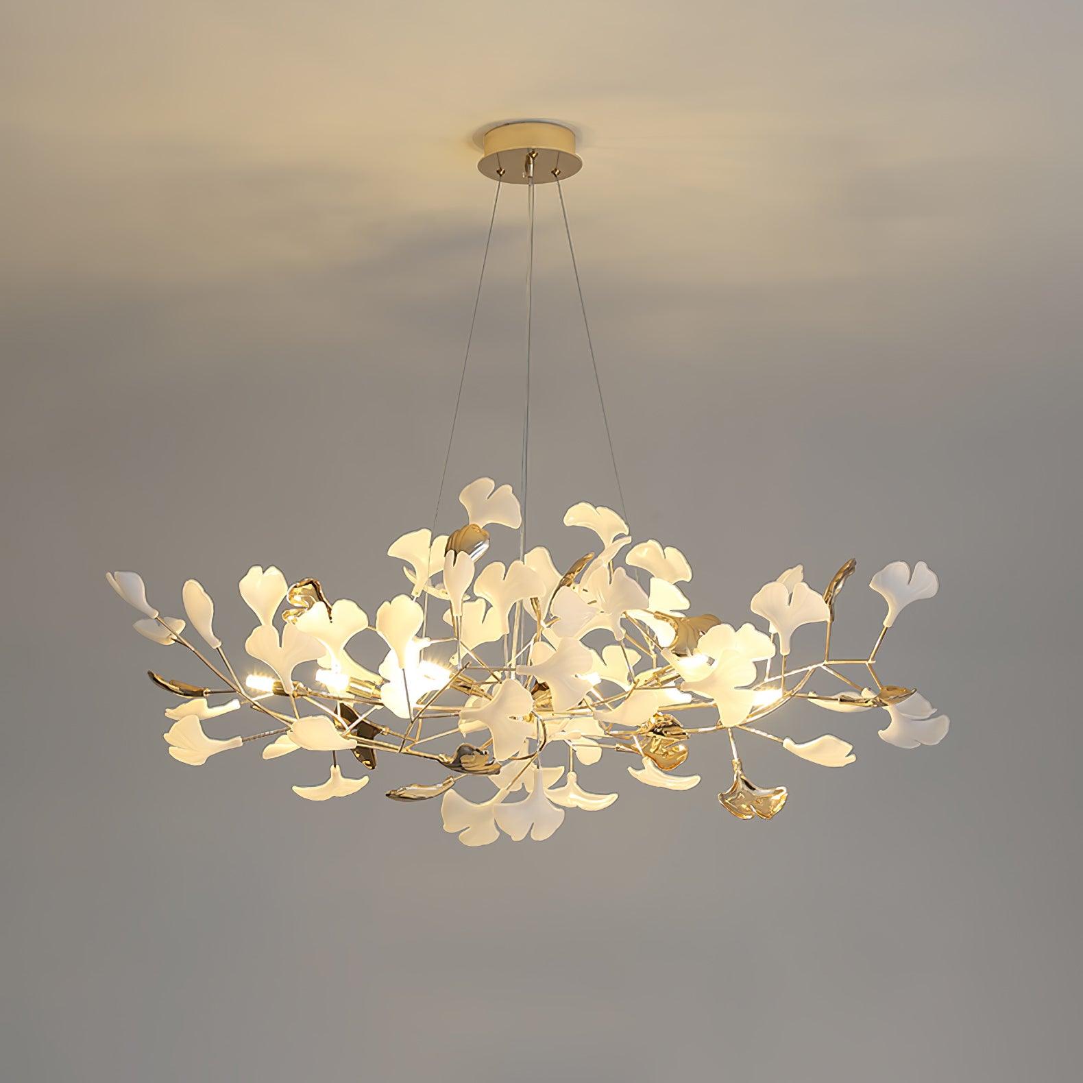 Gingko Wreath Chandelier