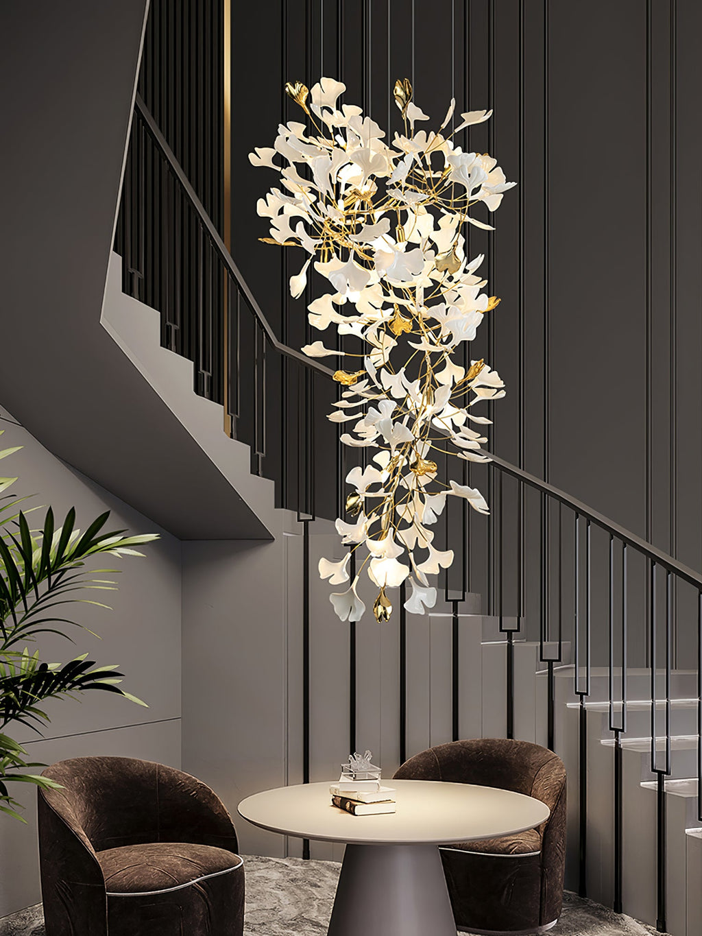 Gingko Drape Chandelier