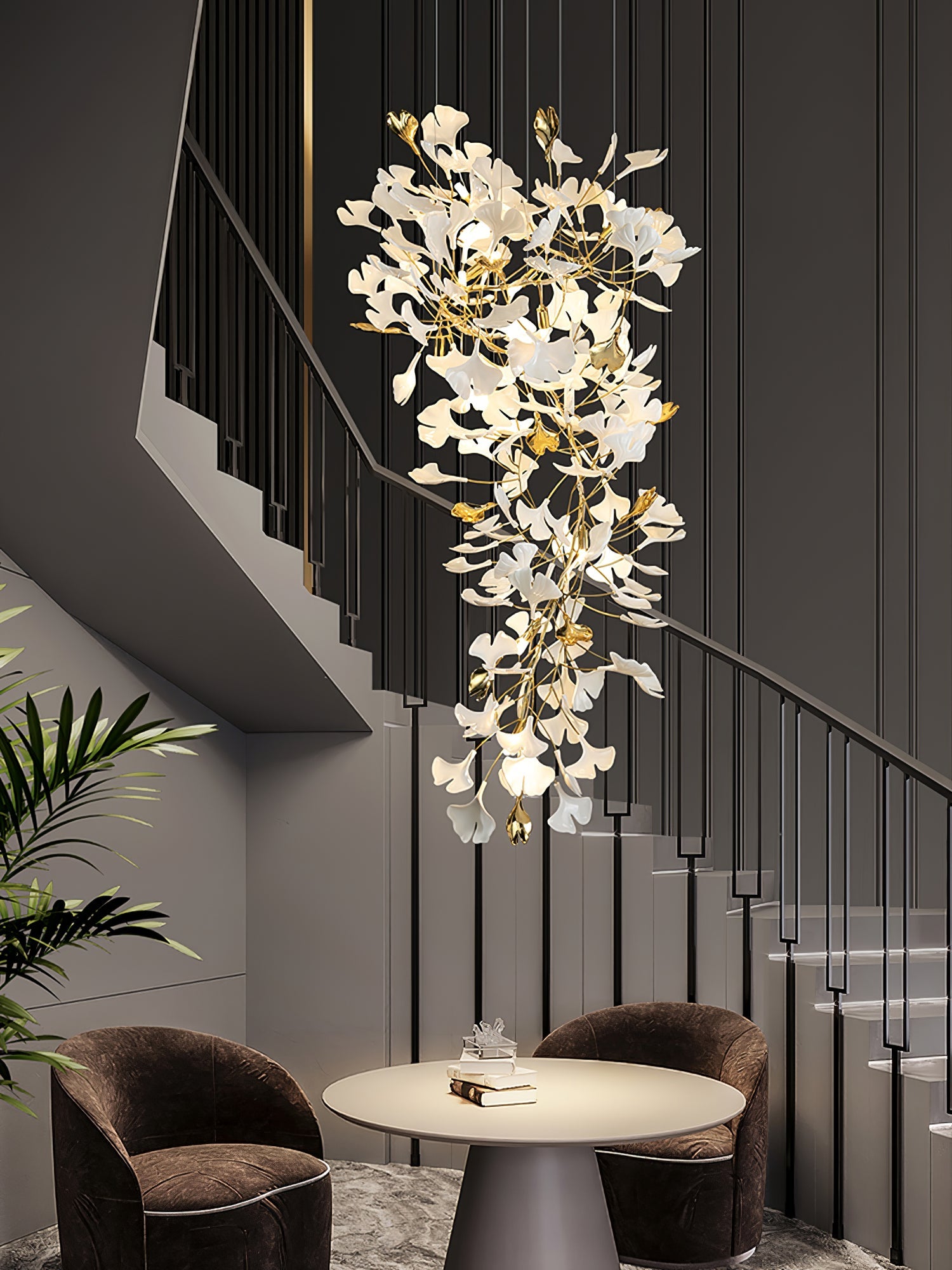 Gingko Drape Chandelier