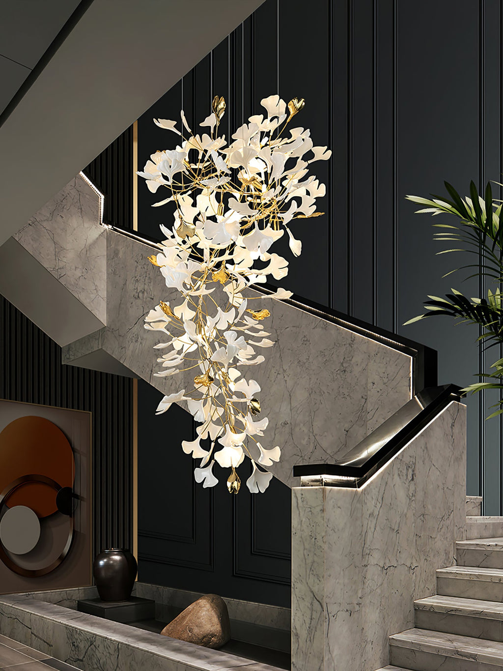 Gingko Drape Chandelier