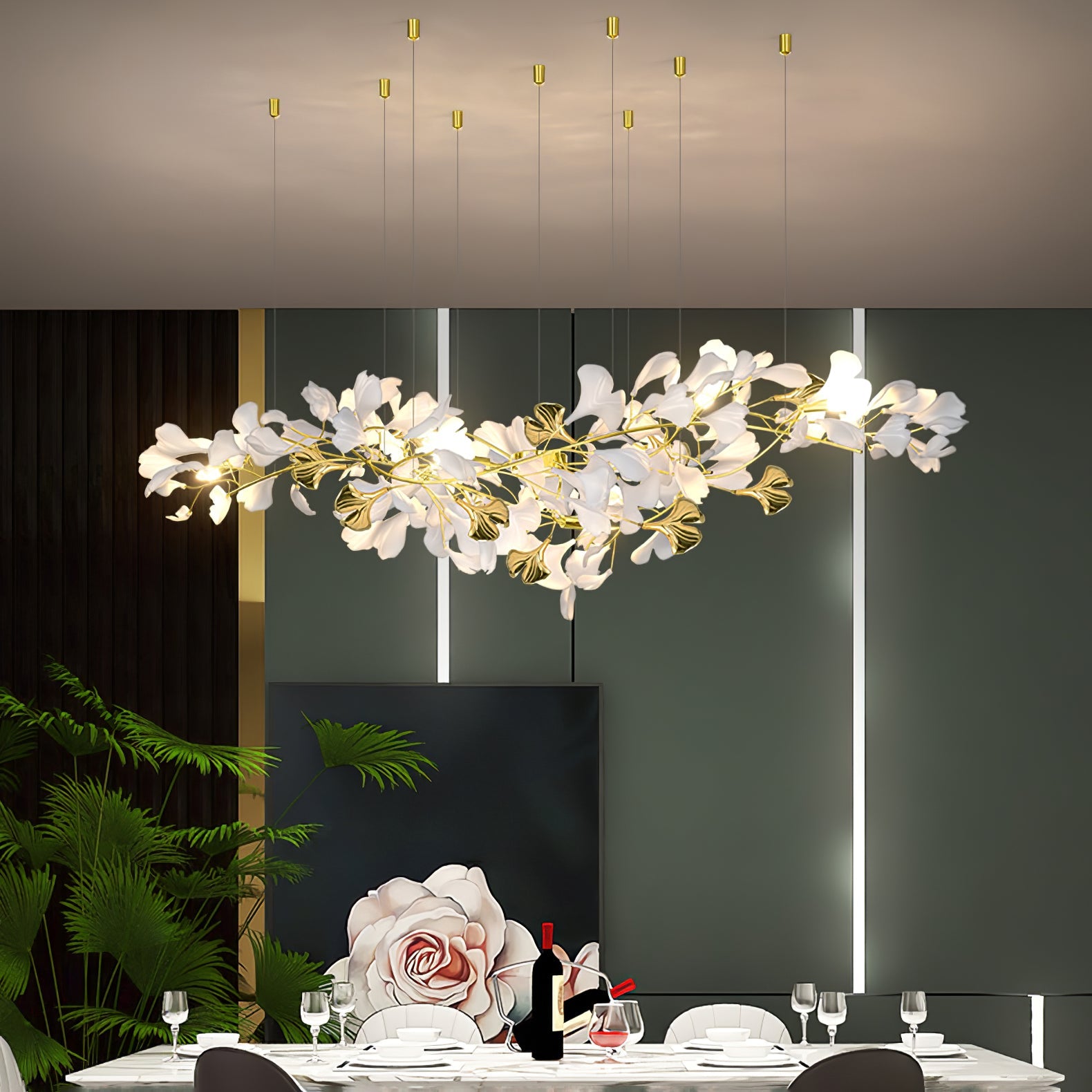 Gingko Drape Chandelier