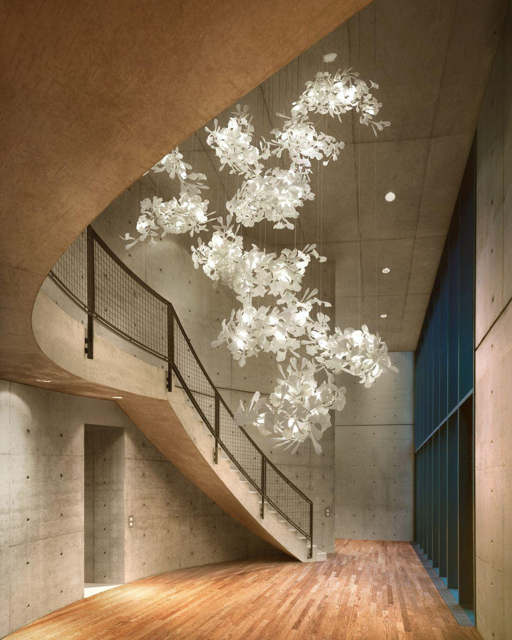 Gingko Vortex Chandelier