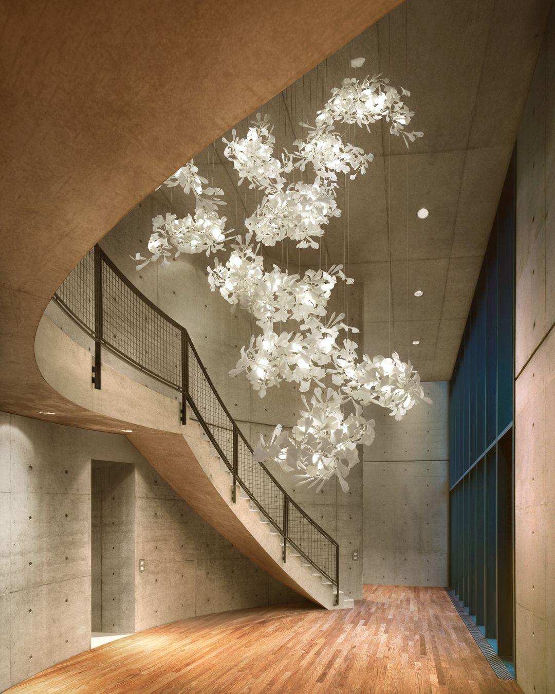 Gingko Vortex Chandelier