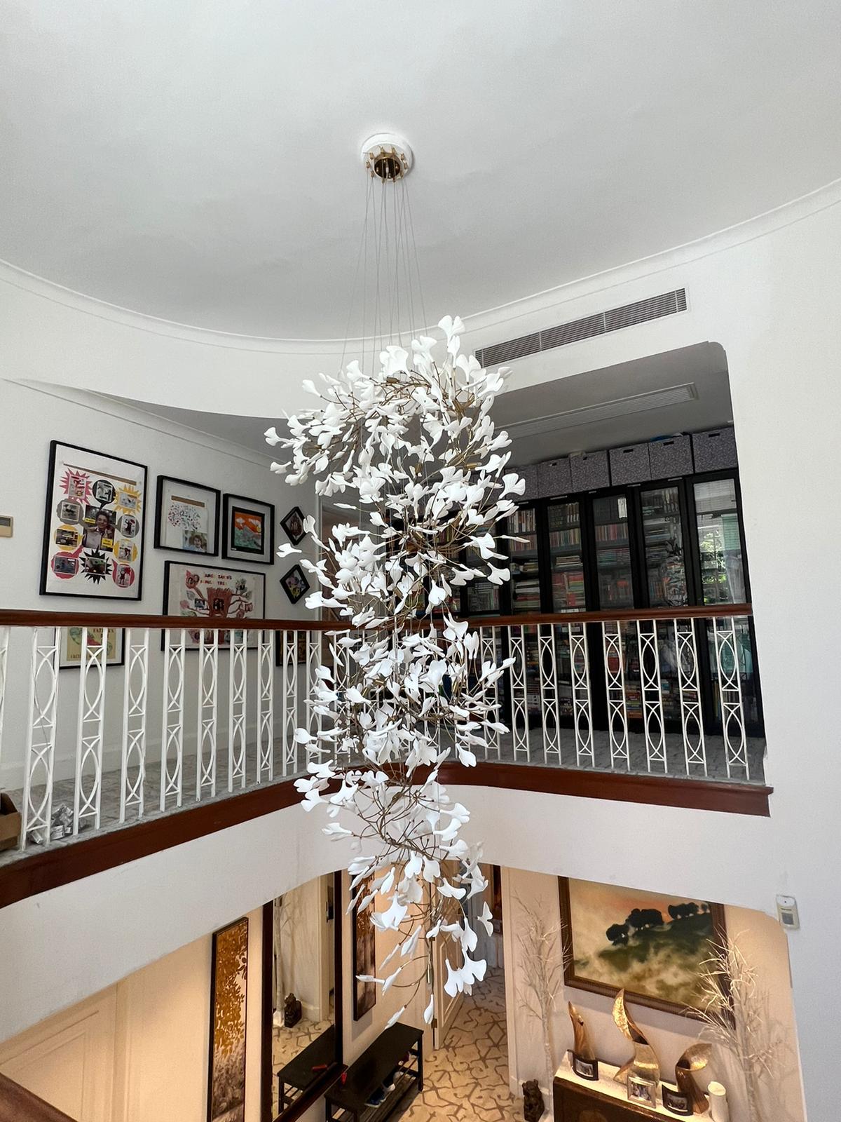 Gingko Vortex Chandelier