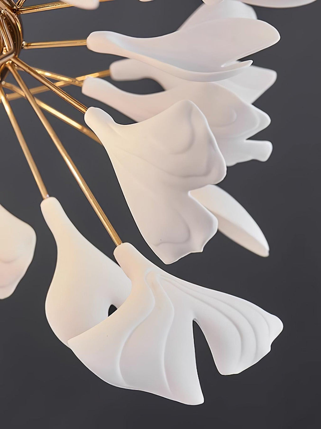 Gingko Cascade Branch Chandelier