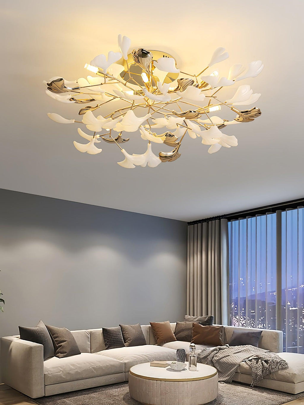 Gingko Flush Ceiling Lamp