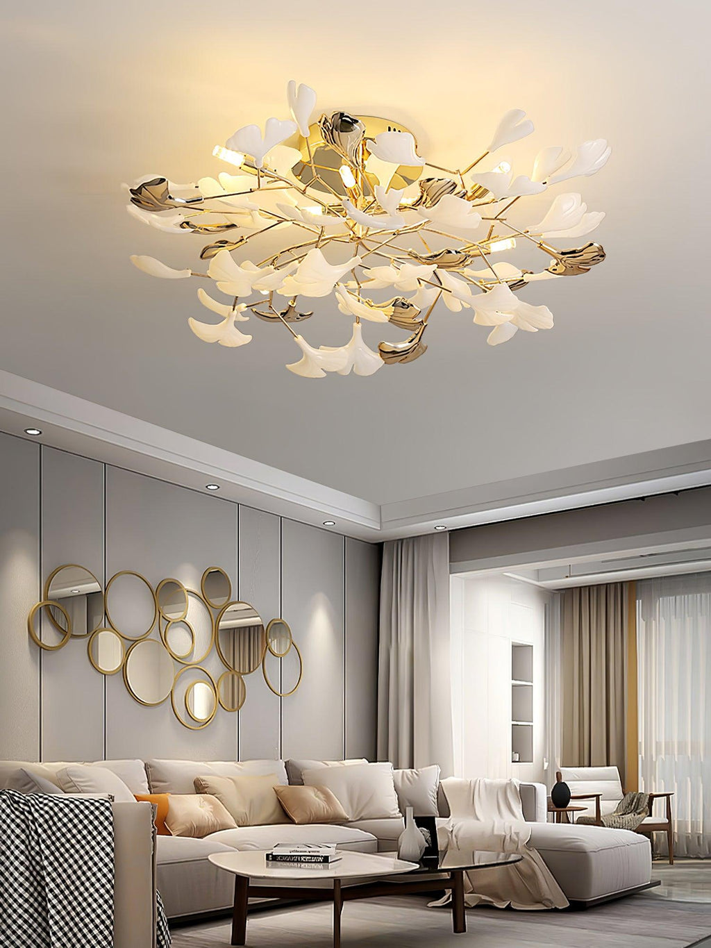 Gingko Flush Ceiling Lamp