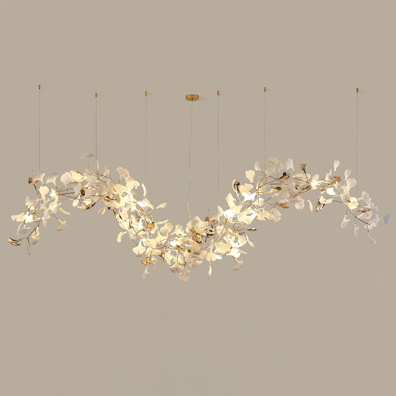Ginkgo Vine Chandelier