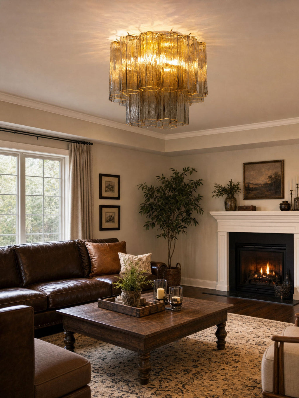 Murano Tubes Ceiling Lamp