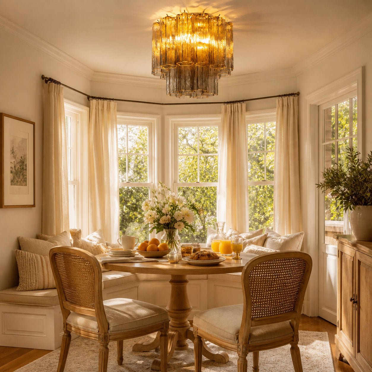 Murano Tubes Ceiling Lamp