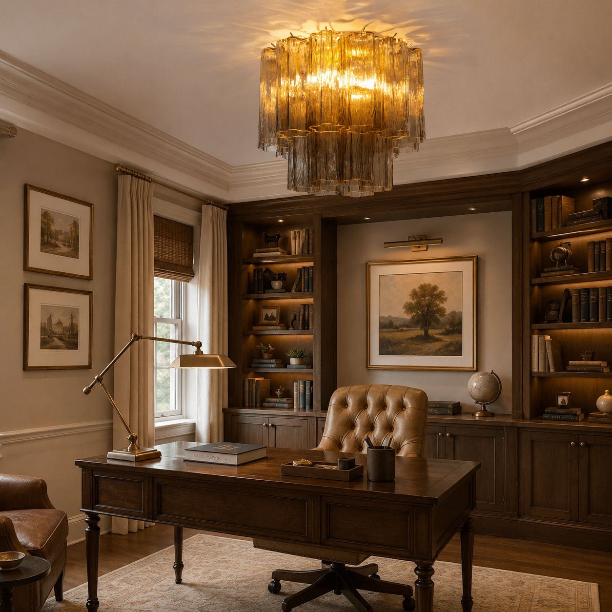Murano Tubes Ceiling Lamp