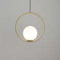 Loop Brass Pendant Light