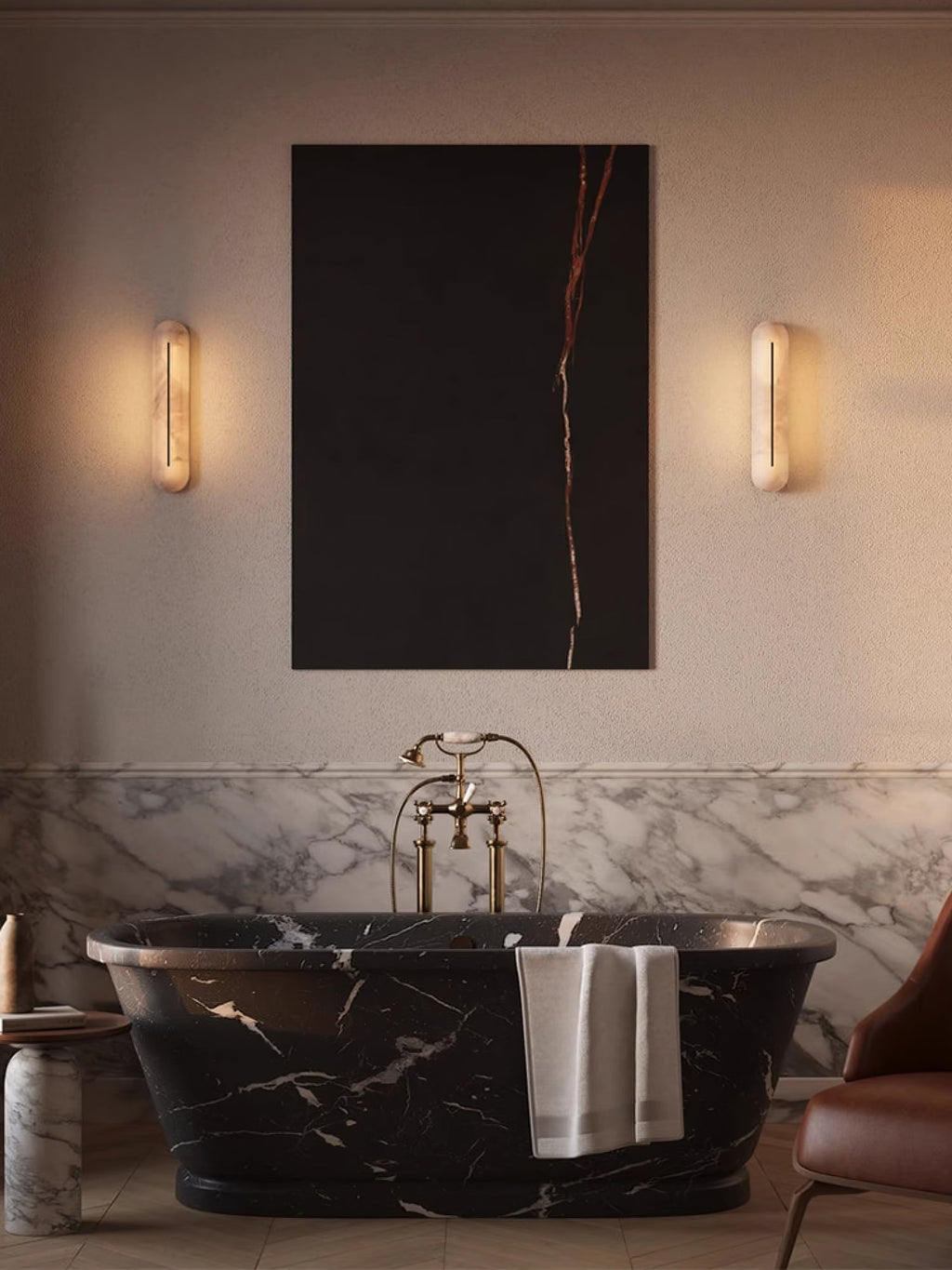 Orbison Alabaster Wall Lamp