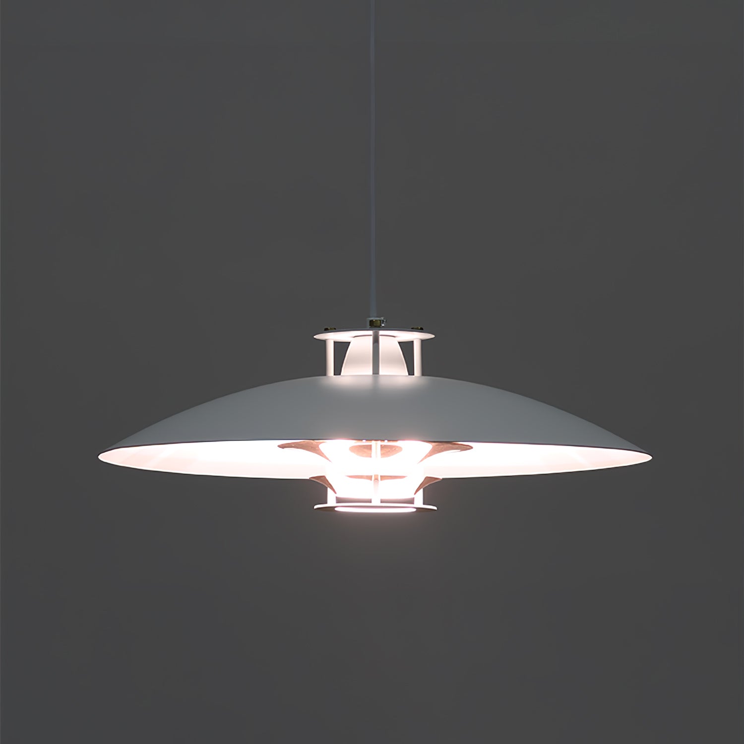 Tiered Disk Pendant Light