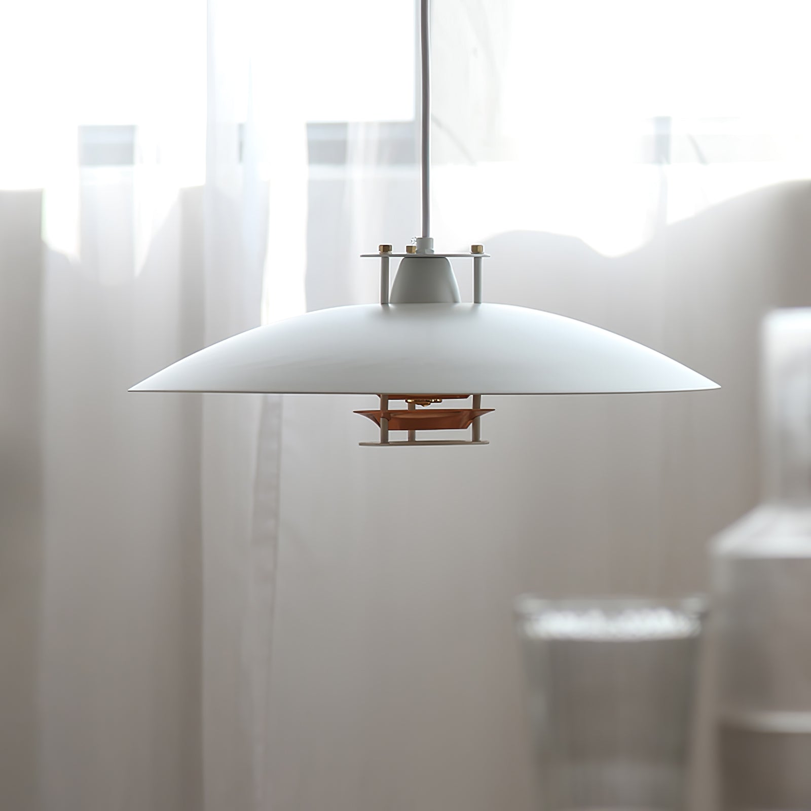 Tiered Disk Pendant Light