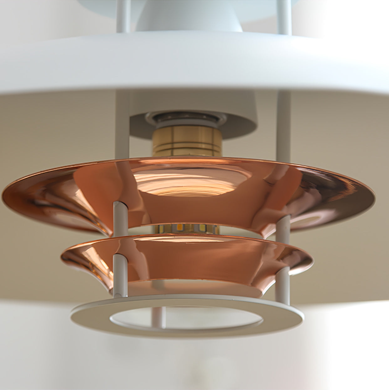 Tiered Disk Pendant Light