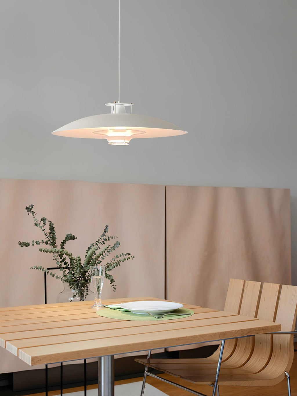 Tiered Disk Pendant Light