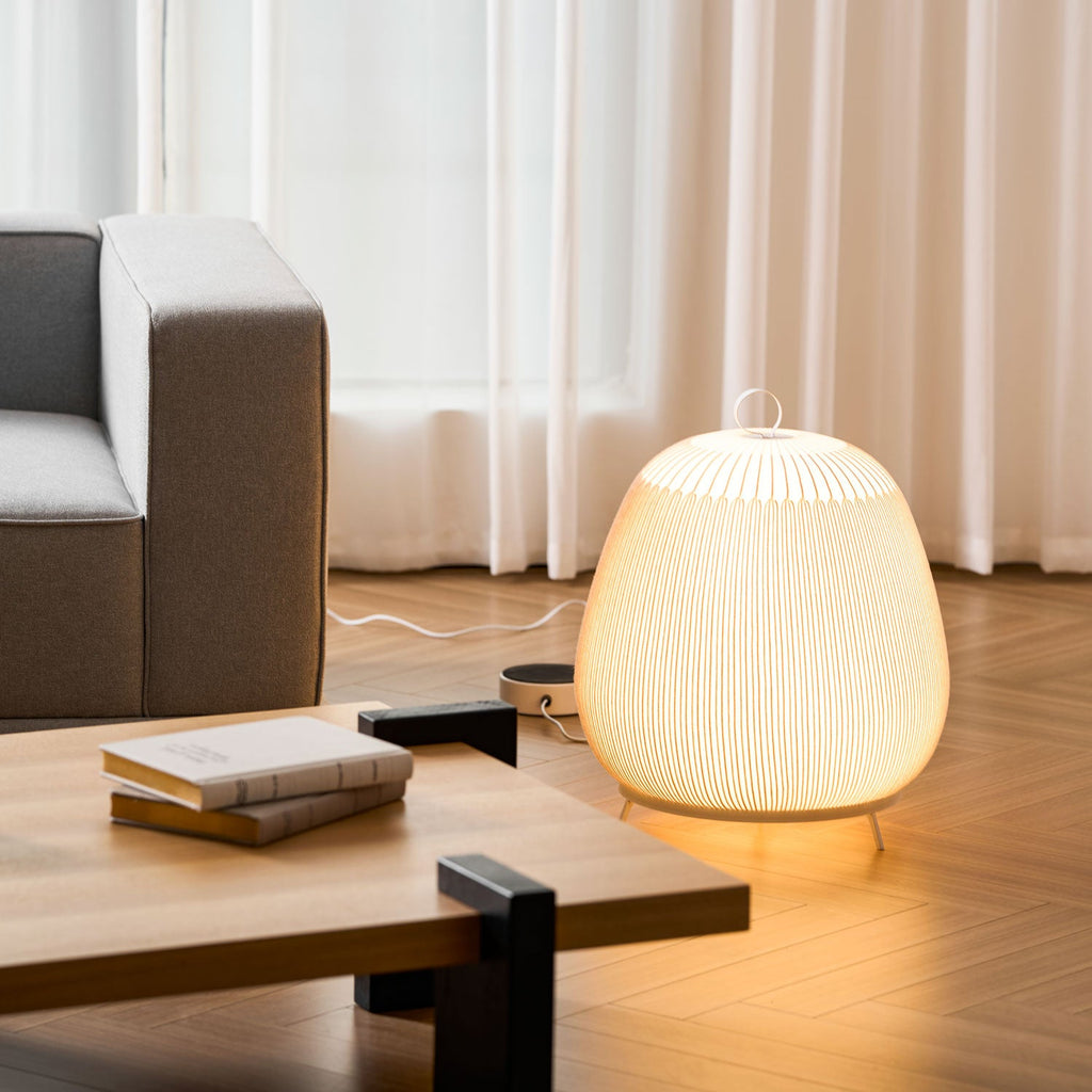 Lantern Knit Table Lamp