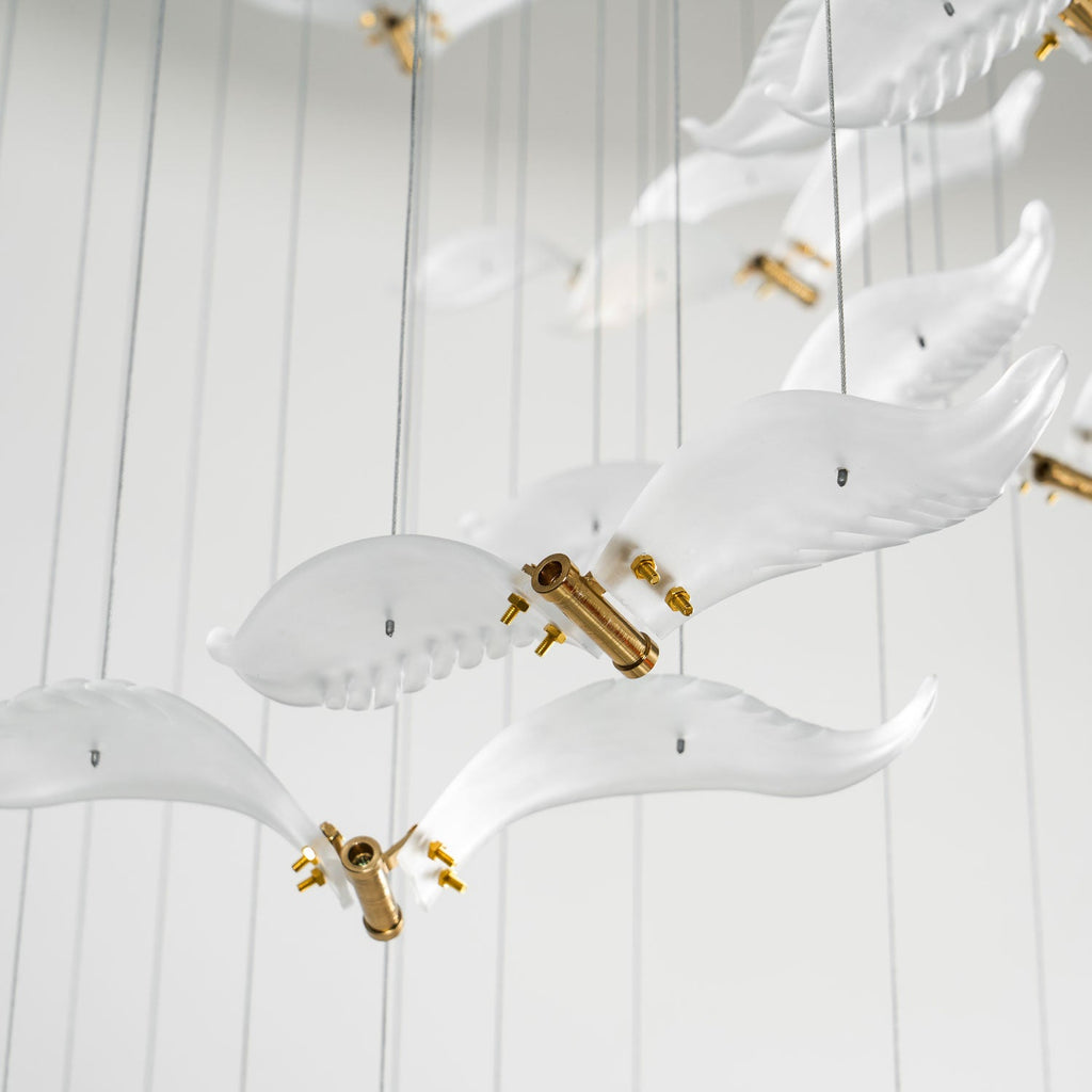 Large Seagull Chandelier