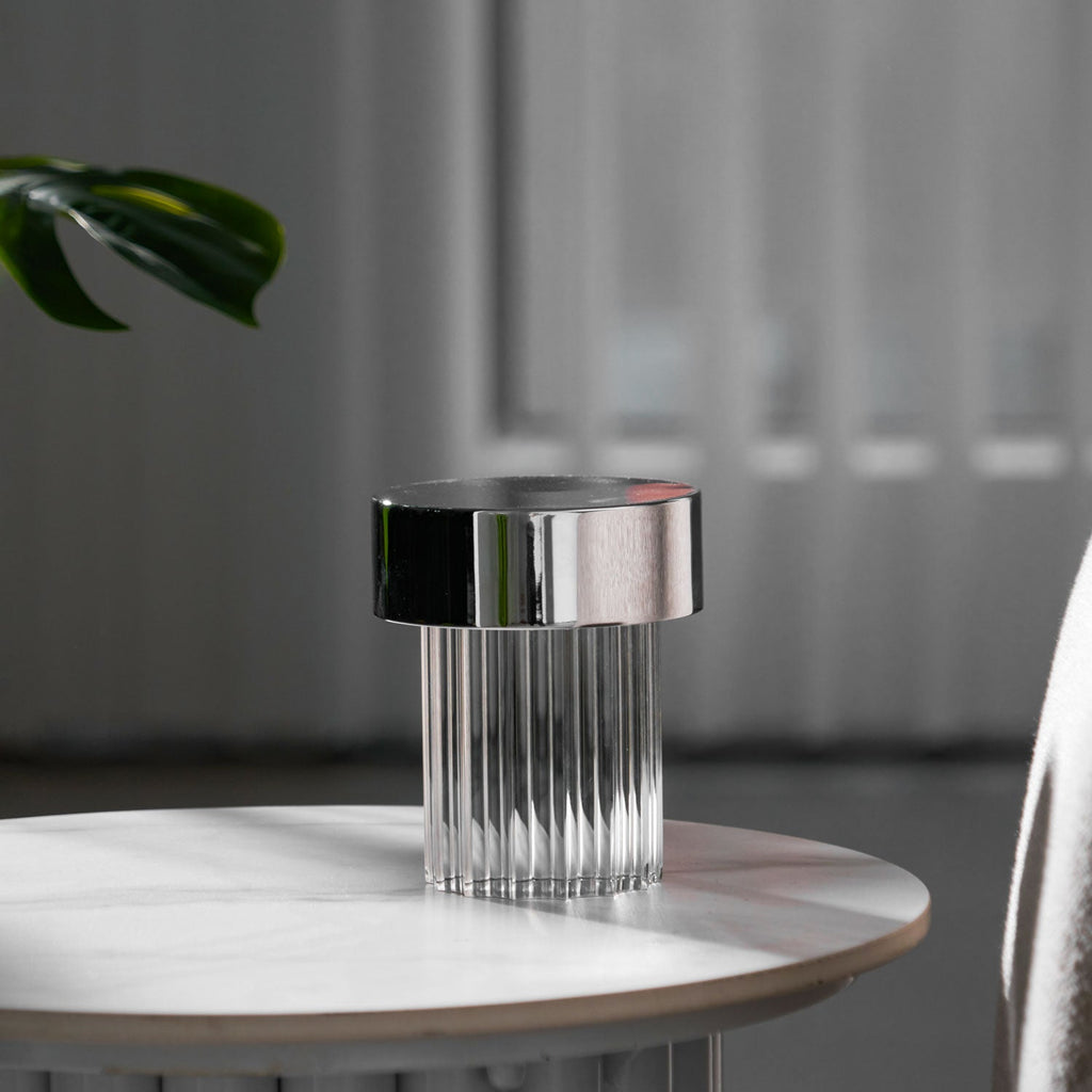 Cordless Crystal Tumbler Lamp