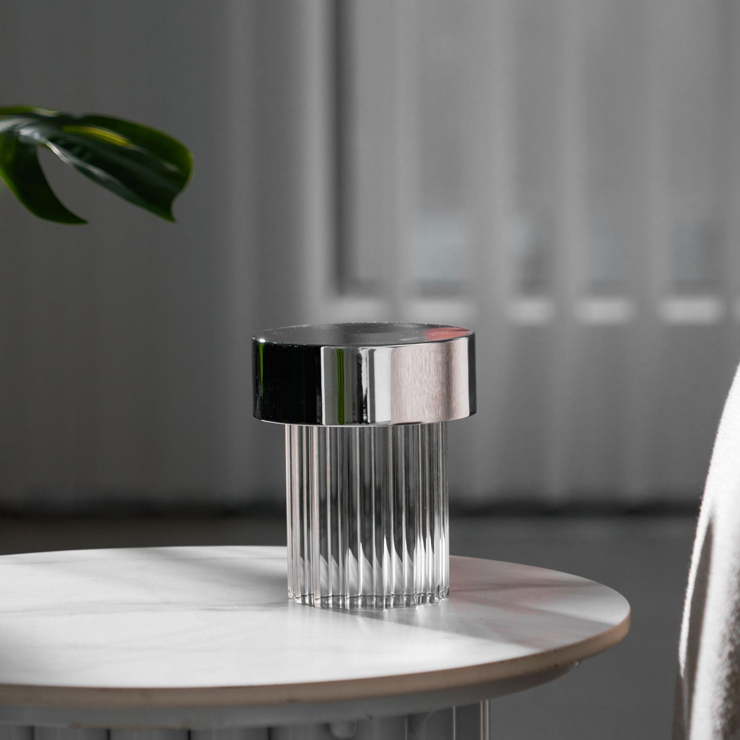 Cordless Crystal Tumbler Lamp