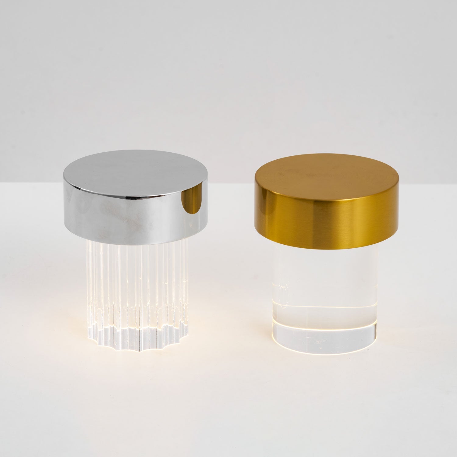 Cordless Crystal Tumbler Lamp