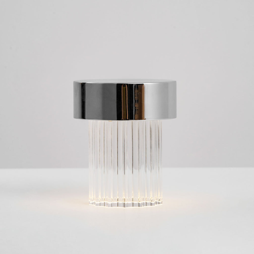 Cordless Crystal Tumbler Lamp