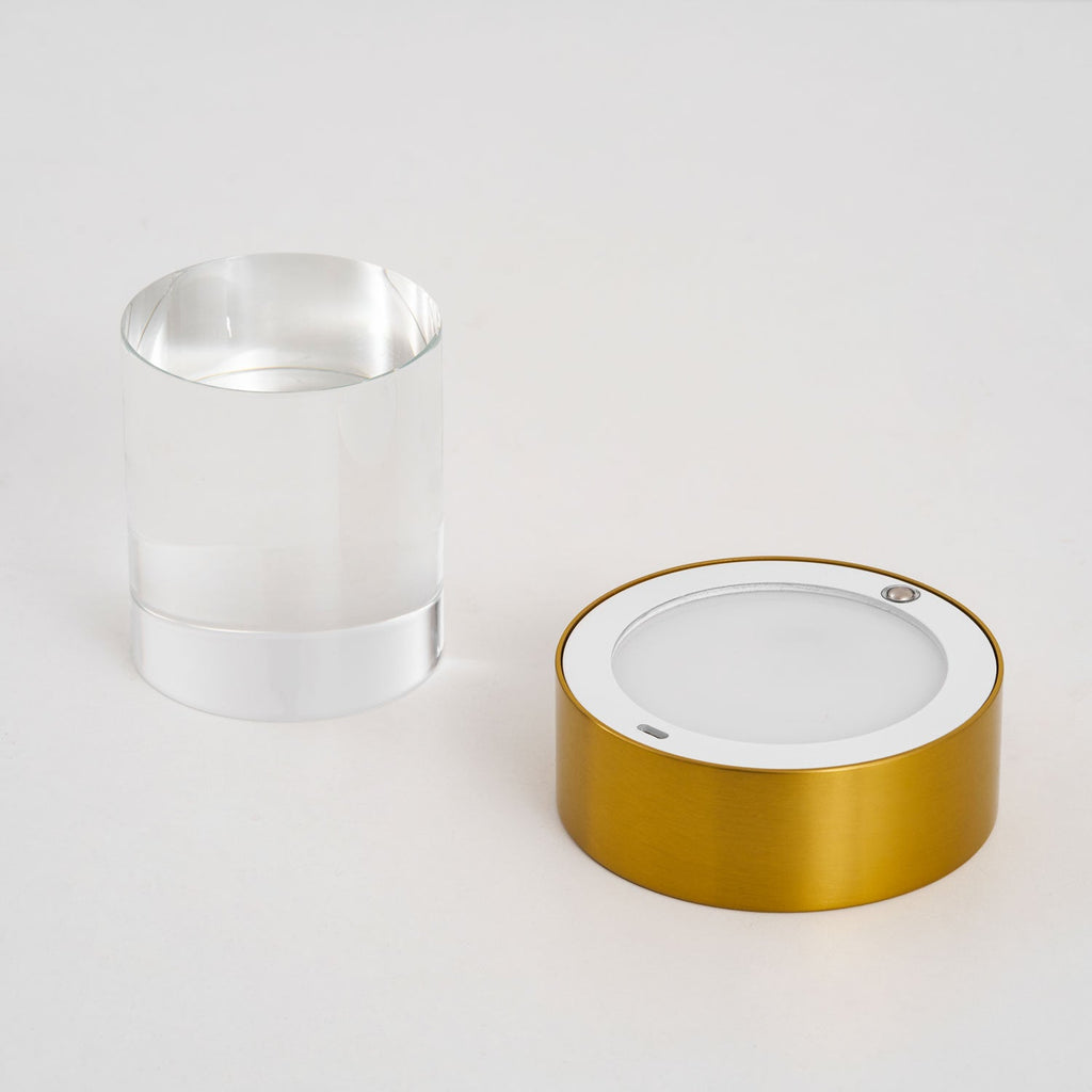 Cordless Crystal Tumbler Lamp