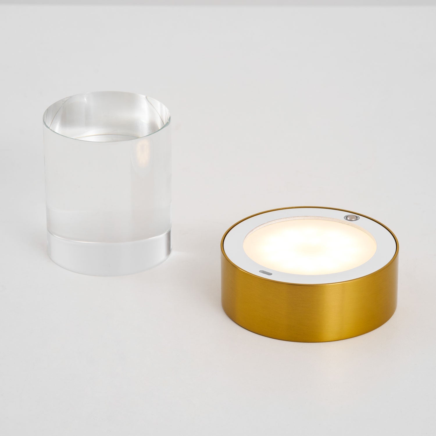 Cordless Crystal Tumbler Lamp