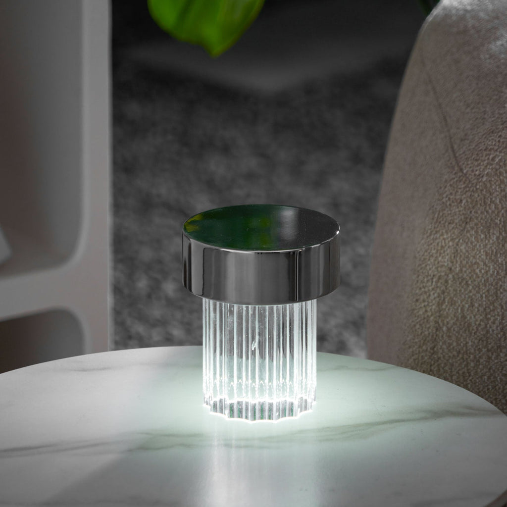 Cordless Crystal Tumbler Lamp