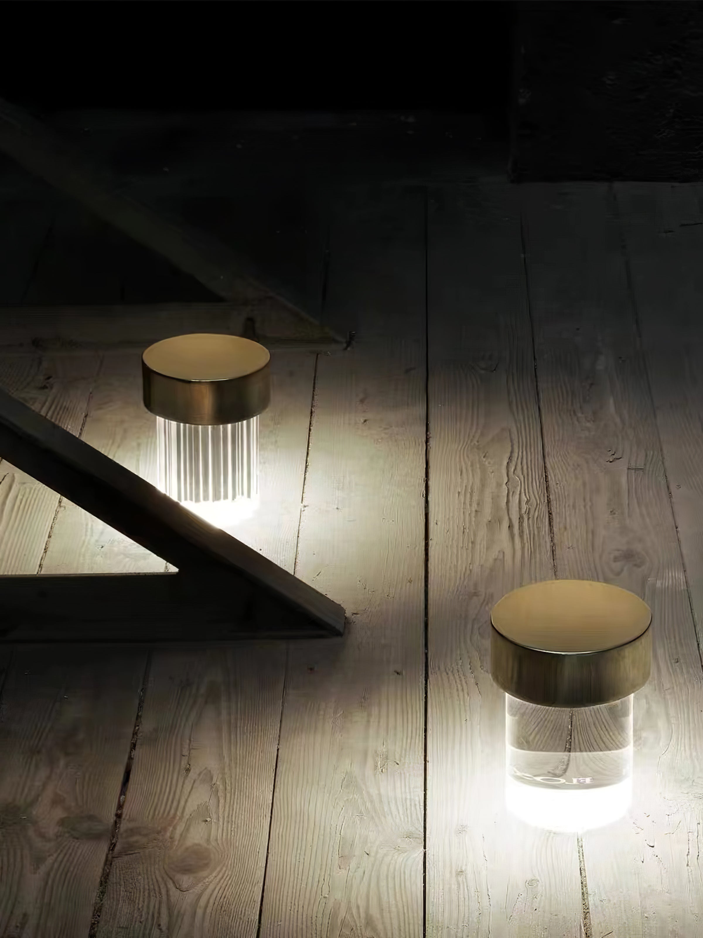 Cordless Crystal Tumbler Lamp