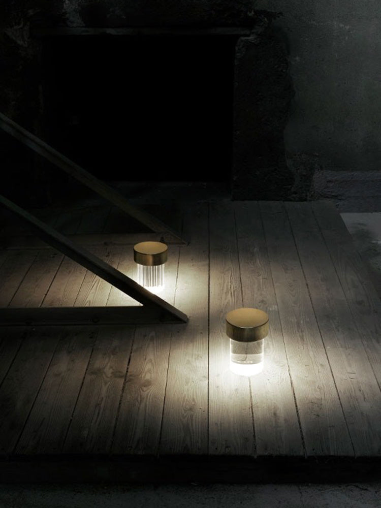 Cordless Crystal Tumbler Lamp