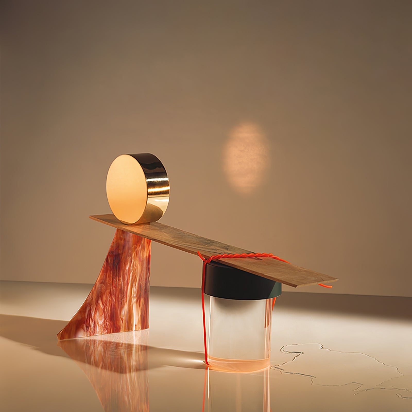 Cordless Crystal Tumbler Lamp