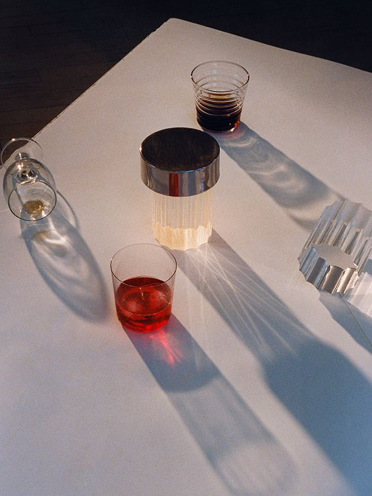 Cordless Crystal Tumbler Lamp