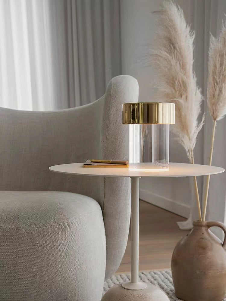 Cordless Crystal Tumbler Lamp