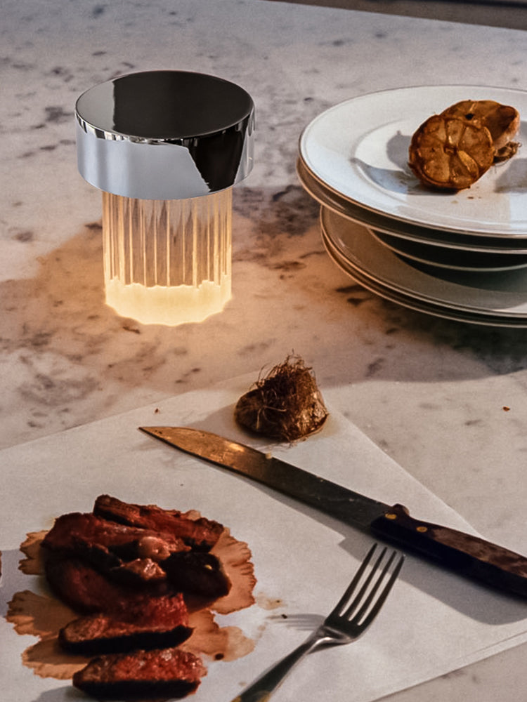 Cordless Crystal Tumbler Lamp