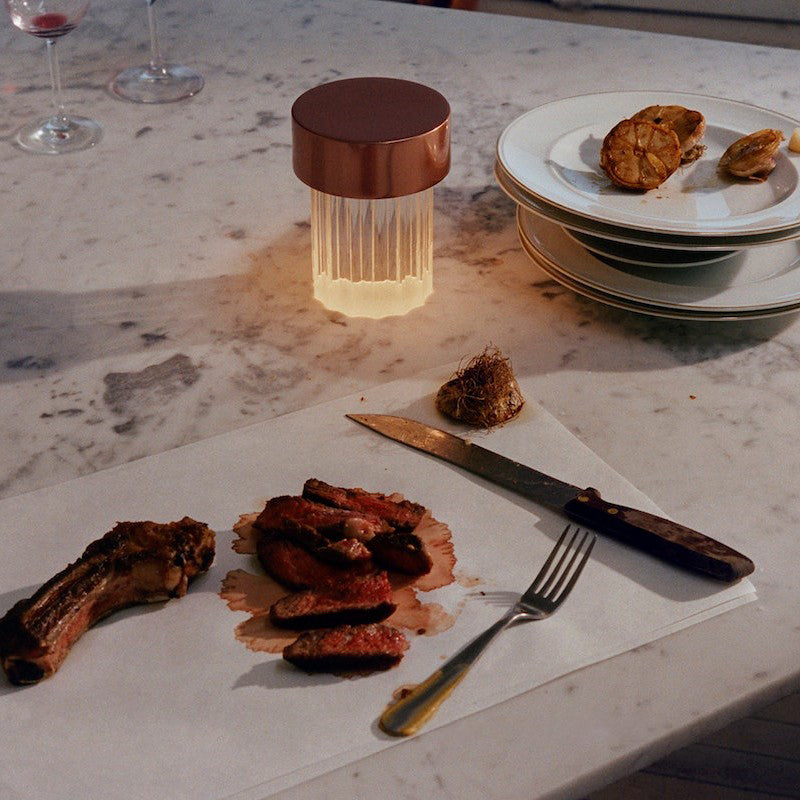 Cordless Crystal Tumbler Lamp