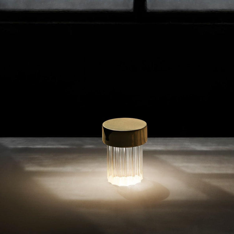 Cordless Crystal Tumbler Lamp