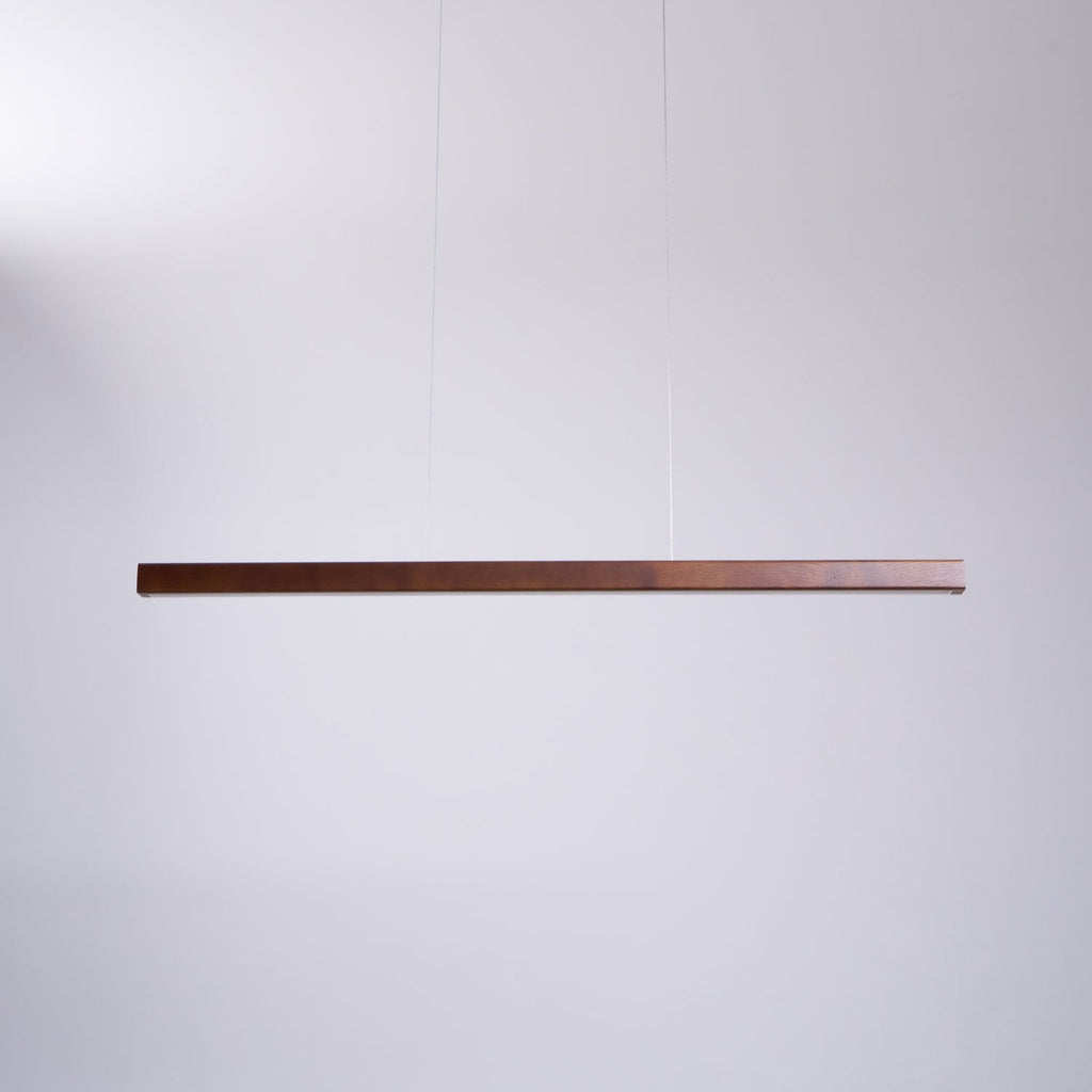 Linear Wooden Pendant Light