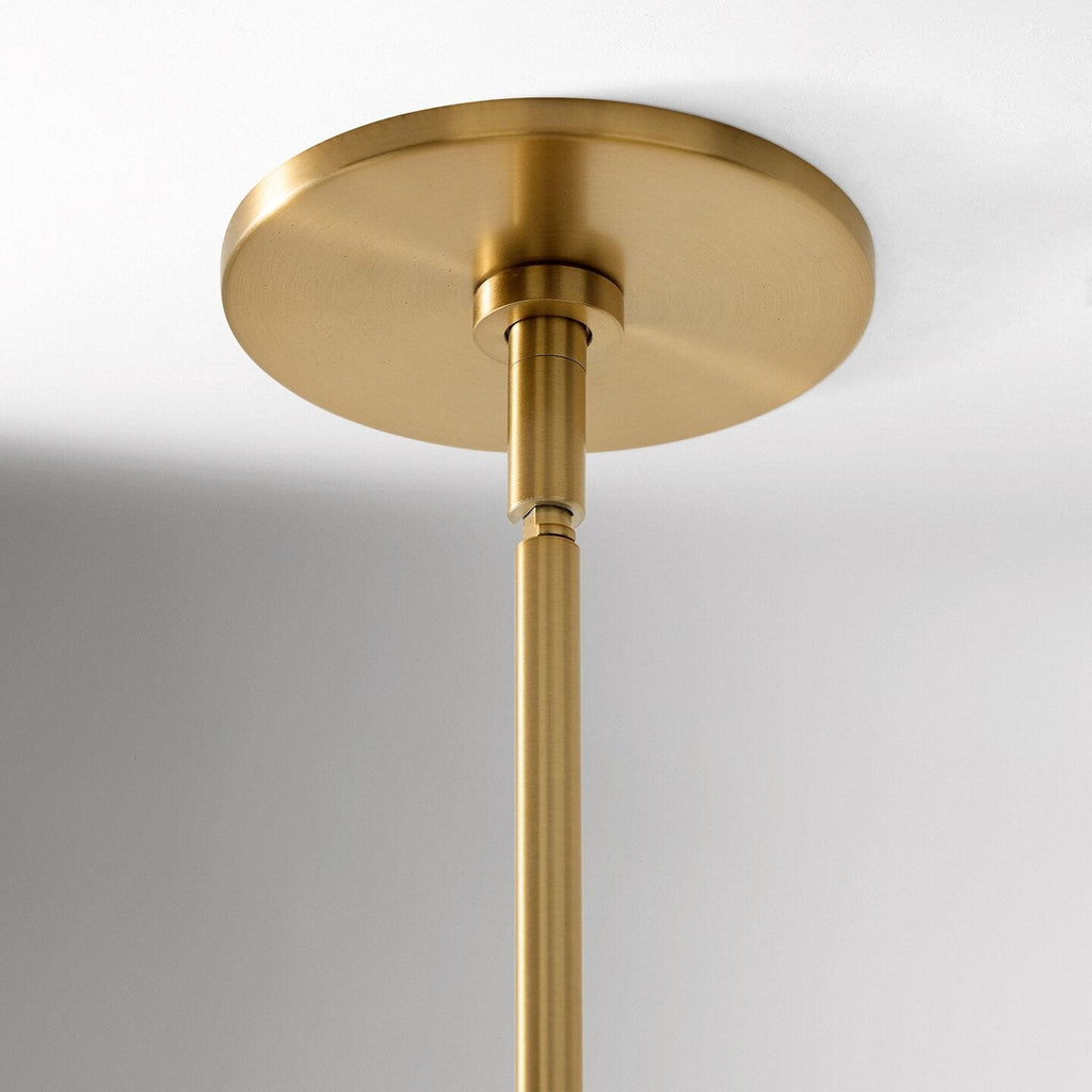 Linen Cone Linear Chandelier