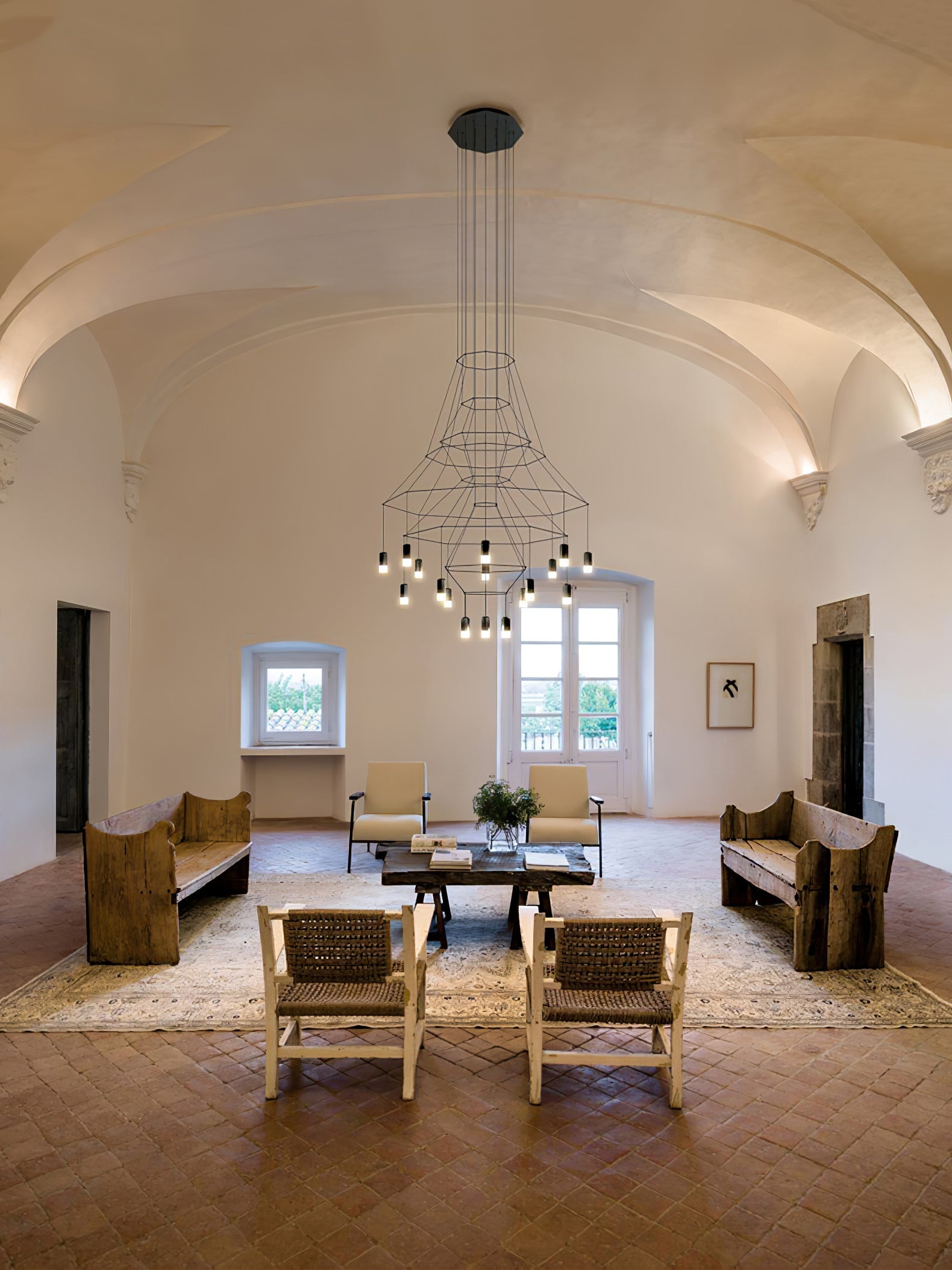 Lattice Chandelier