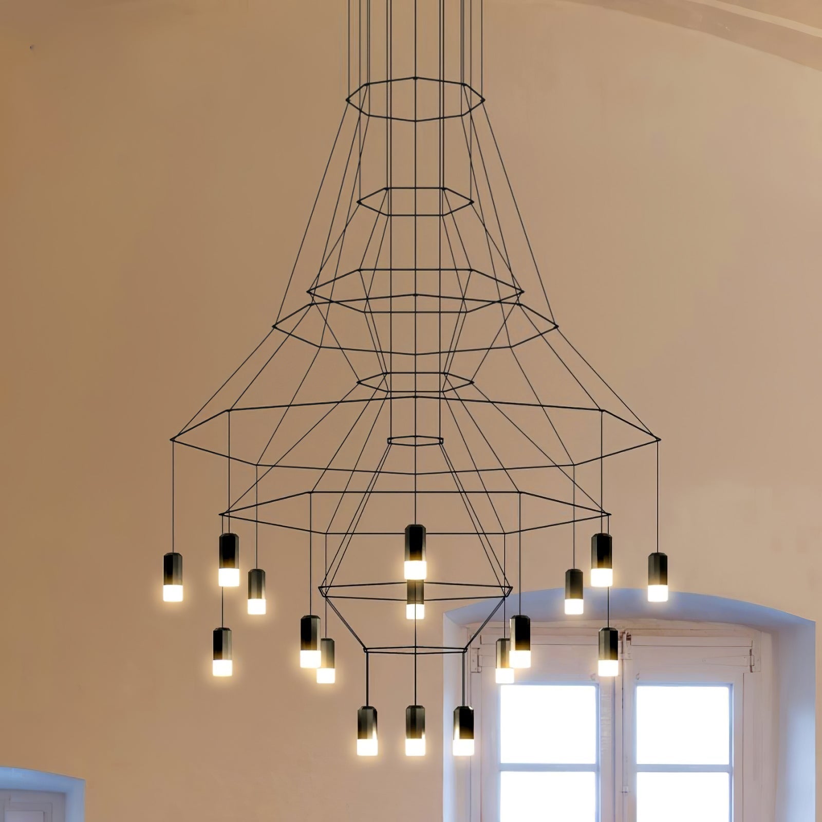 Lattice Chandelier